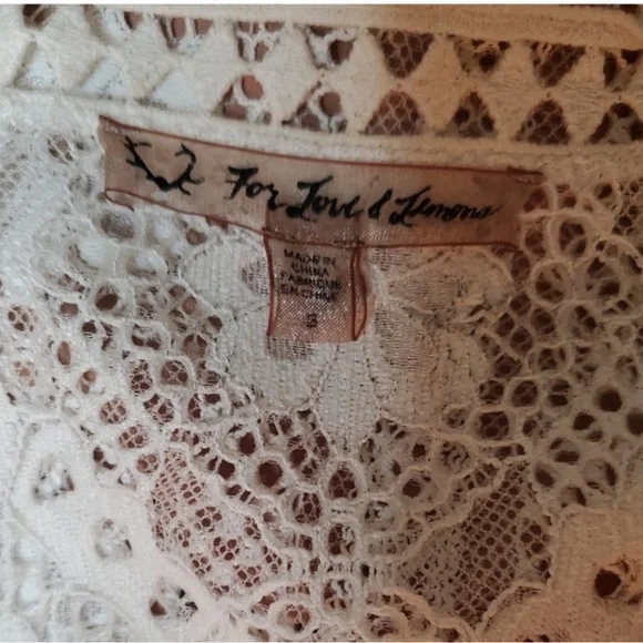 NWOT SET For Love and Lemons Florence Top and Skirt Set Sz S - Picture 6 of 11